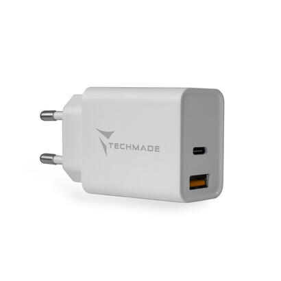 techmade-charger-20w-2-ports-usb-usb-c-fast-charger-white-tm-tc046ac