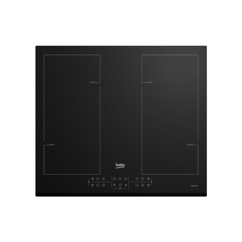 placa-beko-hii64206f2mt-negro-integrado-58-cm-con-de-induccion-4-zonas