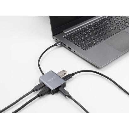 delock-64249-usb-10-gbps-hub-usb-type-c-de-4-puertos-con-conector-usb-type-c