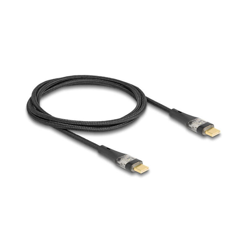 delock-80763-cable-usb-20-de-datos-y-carga-rapida-usb-type-c-macho-a-macho-transparente-pd-30-100-w-1-m