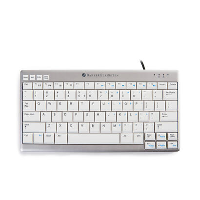 bakkerelkhuizen-ultraboard-950-teclado-usb-azerty-belga-plata-blanco