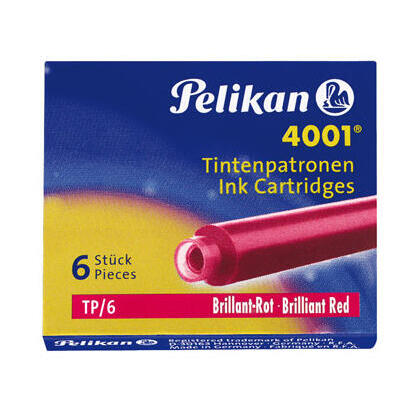 pelikan-caja-de-6-cartuchos-4001-tp6-compatible-con-plumas-estilograficas-pelikan-4001-color-rojo