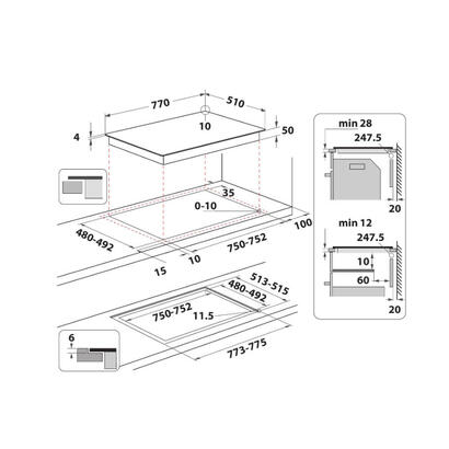 placa-hotpoint-hs-1377c-cpne-negro-integrado-77-cm-con-de-induccion-4-zonas