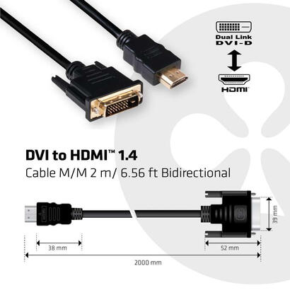 club3d-cable-dvi-a-hdmi-14-m-m-2m-656ft-bidireccional