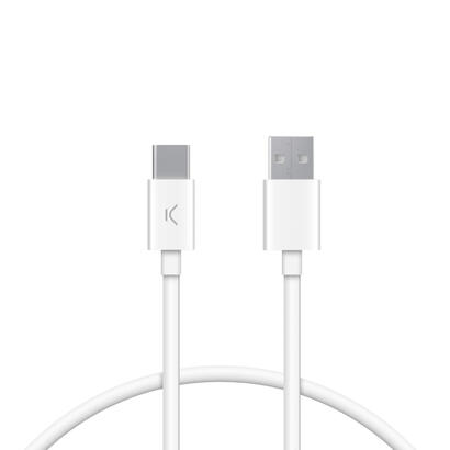 cable-ksix-bxcuc03bl-blanco-usb-c-m-a-usb-a-m-1-metro