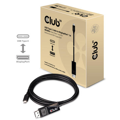 club3d-cac-1557-usb-c-displayport-14-negro