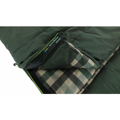 saco-dormir-outwell-camper-lux-doble-cremallera-en-ambos-lados-verde
