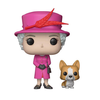 funko-pop-personaje-historico-reina-elizabeth-ii-con-perro