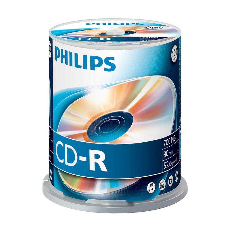 philips-cd-r-700mb-100pcs-spindel-52x