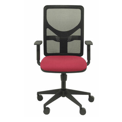 silla-motilla-malla-negra-asiento-bali-granate-bra