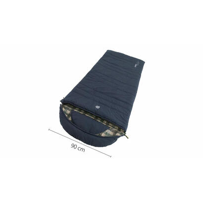 outwell-camper-lux-adulto-saco-de-dormir-semi-rectangular-algodon-poliester-azul