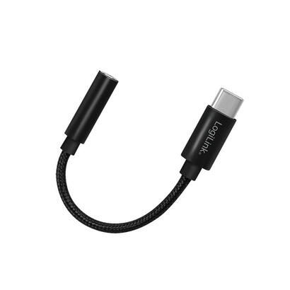 logilink-ua0398-cable-de-audio-013-m-35mm-trrs-usb-tipo-c-negro