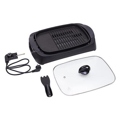 adler-ad-6610-electric-grill-power-3000-w-non-stick-coating-black