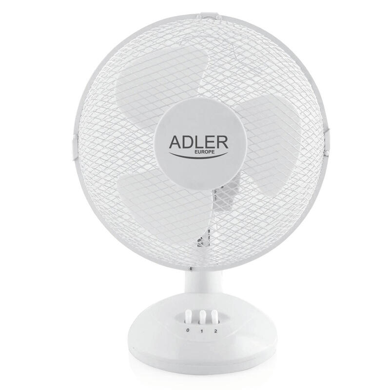 adler-ad-7302-desk-fan-diameter-23cm-2-speed-settings-up-down-adjustment-stable-base-power-35w