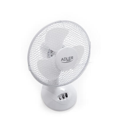 adler-ad-7302-desk-fan-diameter-23cm-2-speed-settings-up-down-adjustment-stable-base-power-35w