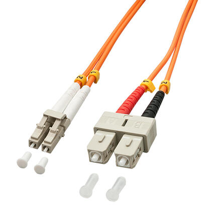 lindy-lcsc-2m-cable-de-fibra-optica-e-infiniband-multicolor-naranja