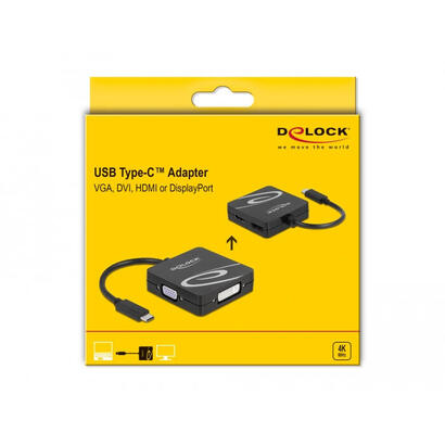 adaptador-usb-delock-conector-usb-c-toma-vga-hdmi-dvi-displayport-negro-10cm