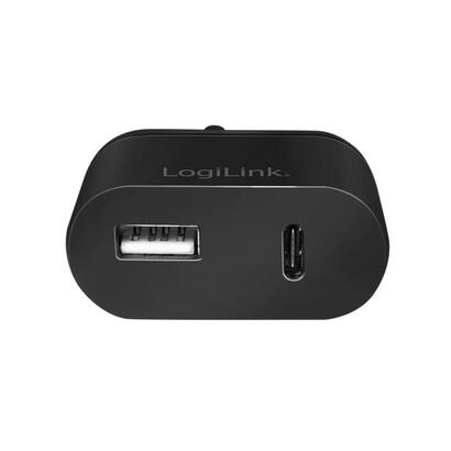 logilink-dual-usb-ladeadapter-mit-15-m-festkabel-1x-usb-a-1x-usb-c-12-w-pa0256