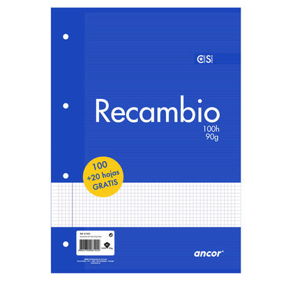 ancor-recambio-de-120-hojas-90gr-tamano-a4-cuadriculado-4x4mm-4-taladros