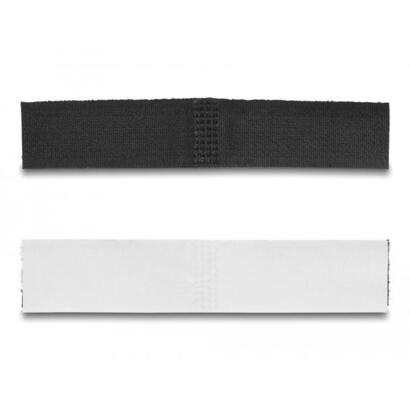 delock-19098-sujetadores-para-cables-con-tela-autoadhesiva-la-110-mm-x-an-20-mm-set-de-10-piezas-negras