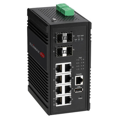 edimax-igs-5408p-switch-gestionado-gigabit-ethernet-101001000-energia-sobre-ethernet-poe-negro