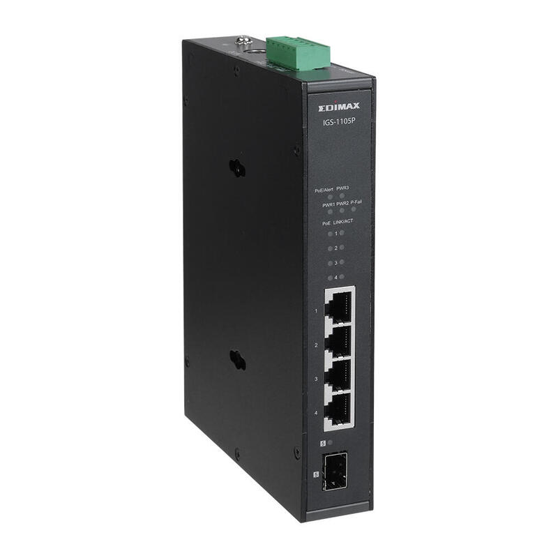 edimax-igs-1105p-switch-no-administrado-gigabit-ethernet-101001000-energia-sobre-ethernet-poe-negro