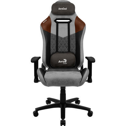 silla-gaming-aerocool-duke-aerosuede-universal-negro-marron-gris