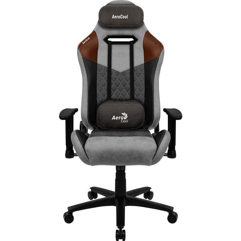 silla-gaming-aerocool-duke-aerosuede-universal-negro-marron-gris silla-gaming-aerocool-duke-aerosuede-universal-negro-marron-gris