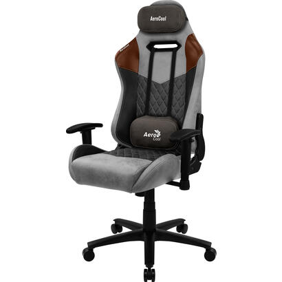 silla-gaming-aerocool-duke-aerosuede-universal-negro-marron-gris