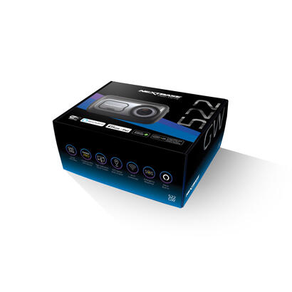 nextbase-522gw-hd-wifi-bluetooth-bateria-encendedor-de-cigarrillos-negro-plata