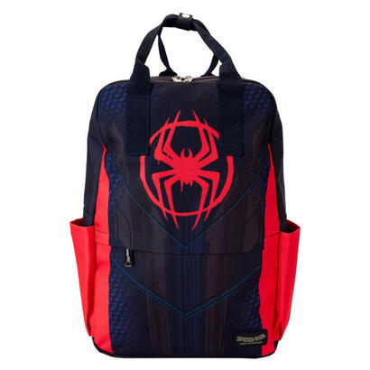 mochila-nylon-traje-miles-morales-spider-verse-marvel-loungefly-43cm