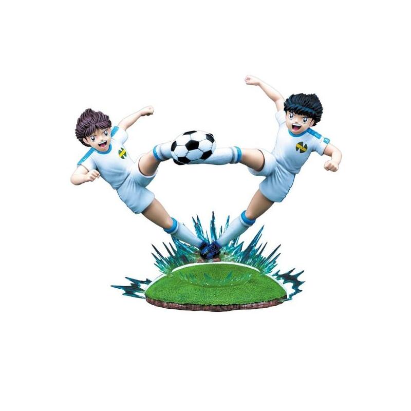 figura-de-resina-capitan-tsubasa-estatua-de-resina-golden-twin-shot
