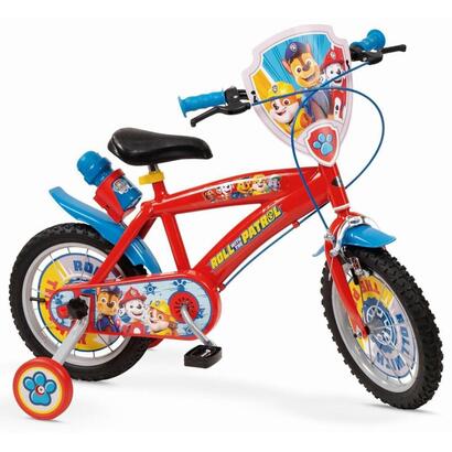 bicicleta-nino-14-paw-patrol-rojo-1478-nino-nuevo-toimsa