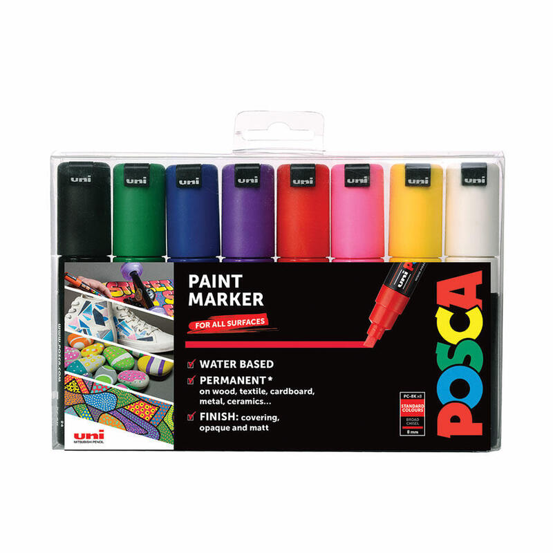 rotuladores-faber-camell-uni-posca-pc-8k-juego-de-8 rotuladores-faber-camell-uni-posca-pc-8k-juego-de-8