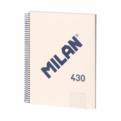 milan-cuaderno-espiral-formato-a4-cuadricula-5x5mm-80-hojas-de-95-grm2-microperforado-4-taladros-color-beige