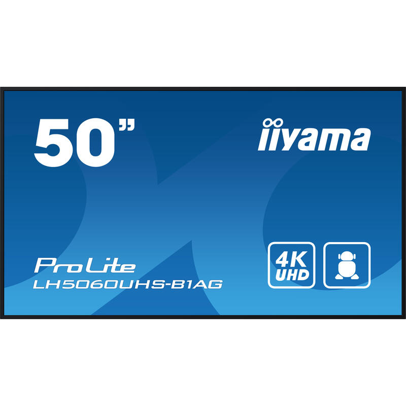 iiyama-lh5060uhs-b1ag-50-3840x2160-uhd-ips-panel-haze-25perc-500cd-m2-landscape-and-portrait-speakers-2x-10w-3x-hdmi-usb-20