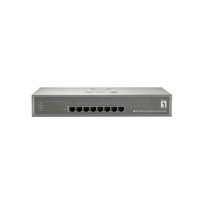 levelone-switch-8x-ge-gep-0822-240w-8xpoe