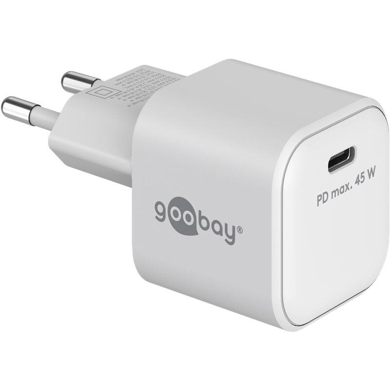 cargador-45w-usb-1-puert-usb-c-blanco-gan-pd-salida-lateral-tamano-nano-goobay cargador-45w-usb-1-puert-usb-c-blanco-gan-pd-salida-lateral-tamano-nano-goobay