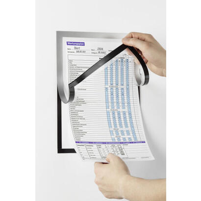 durable-duraframe-magnetisch-kader-note-a4-zilver-protector-de-escritorio-plata