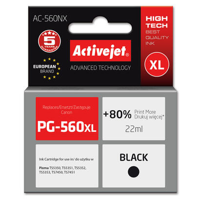 activejet-tinta-ac-560nx-para-brother-sustituye-a-la-canon-pg-560xl-supreme-22-ml-negra