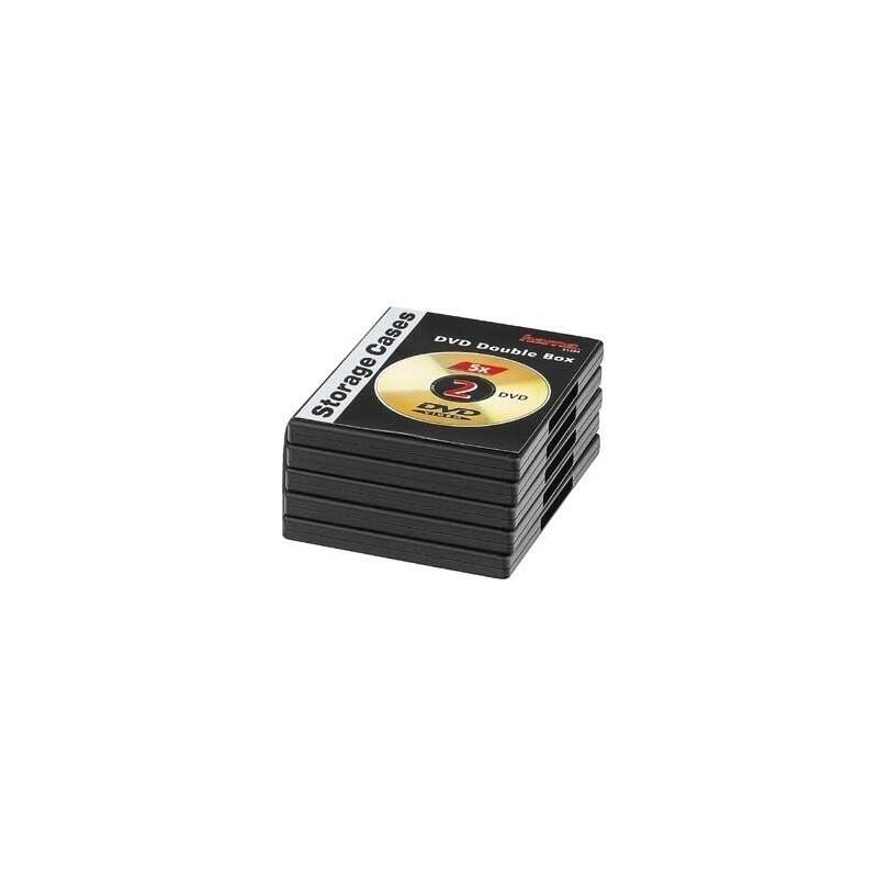 1x5-hama-dvd-double-jewel-case-black-51294 1x5-hama-dvd-double-jewel-case-black-51294