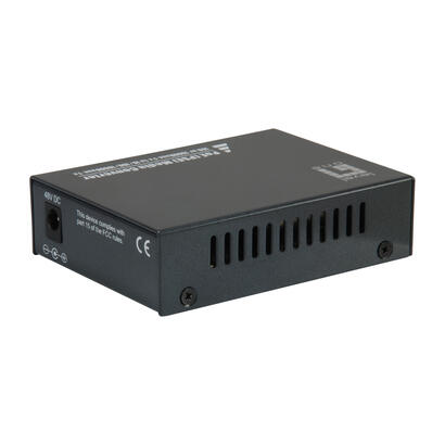 levelone-gvt-2012-convertidor-de-medio-1000-mbits-negro-rj45-a-sfp-gigabit