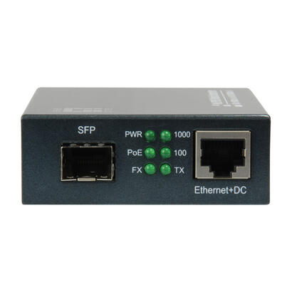 levelone-gvt-2012-convertidor-de-medio-1000-mbits-negro-rj45-a-sfp-gigabit