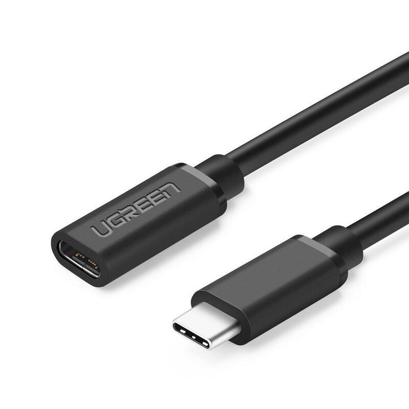 cable-ugreen-40574-usb-05-m-usb-c-negro