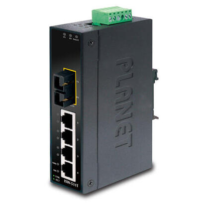 planet-isw-511t-41-100fx-port-indumrial-ethernet-switch