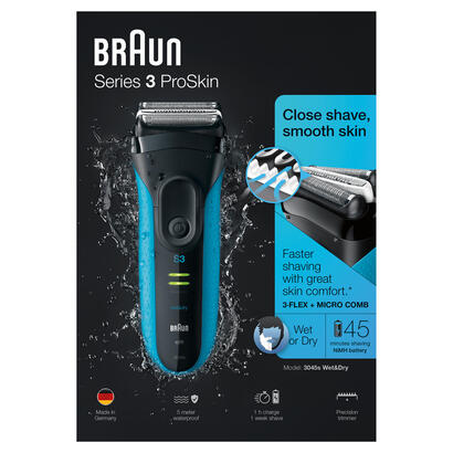 braun-series-3-proskin-3045s-maquina-de-afeitar-de-laminas-recortadora-negro-azul