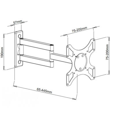 techly-ica-lcd-2903-soporte-de-pared-para-pantalla-plana-94-cm-37-negro