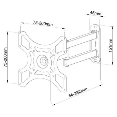 techly-ica-lcd-2923b-soporte-de-pared-para-pantalla-plana-94-cm-37-negro