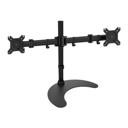 techly-desk-stand-for-2-monitor-13-27-with-base-h400m-ica-lcd-3410-686-cm-27-independiente-negro