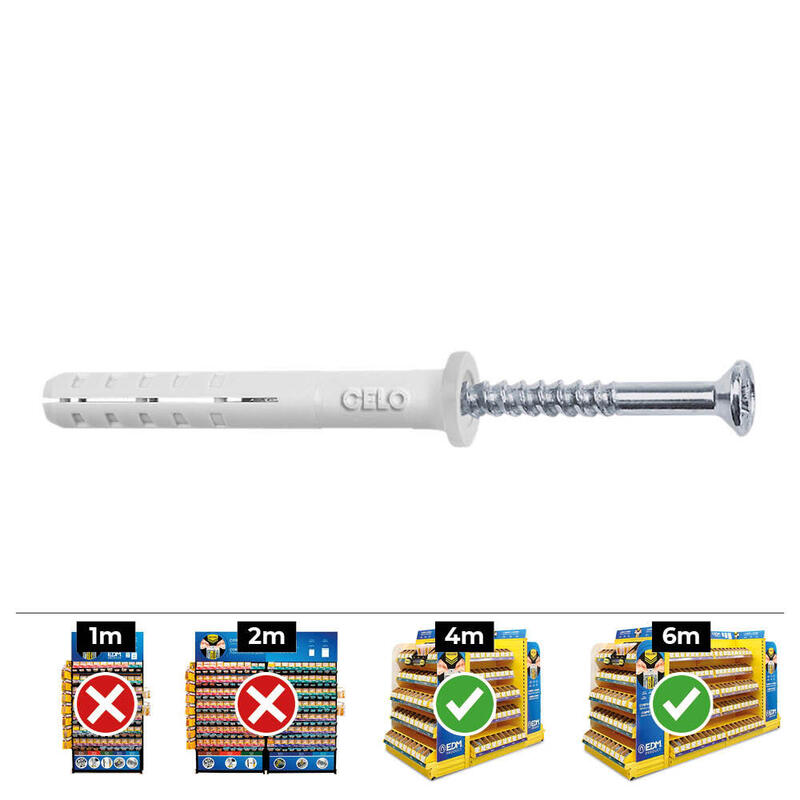 tacos-golpe-o6-x-35-mm-tornillos-cabeza-plana-o6-x-40-mm-caja-100-uds